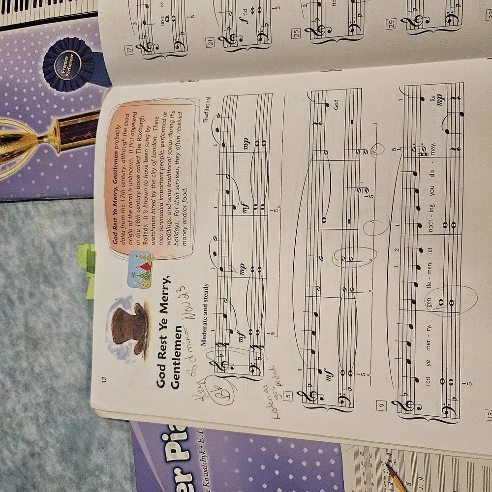 Alfred's‎ Premier Piano Course Book 3 Set Lesson Theory Performance Christmas